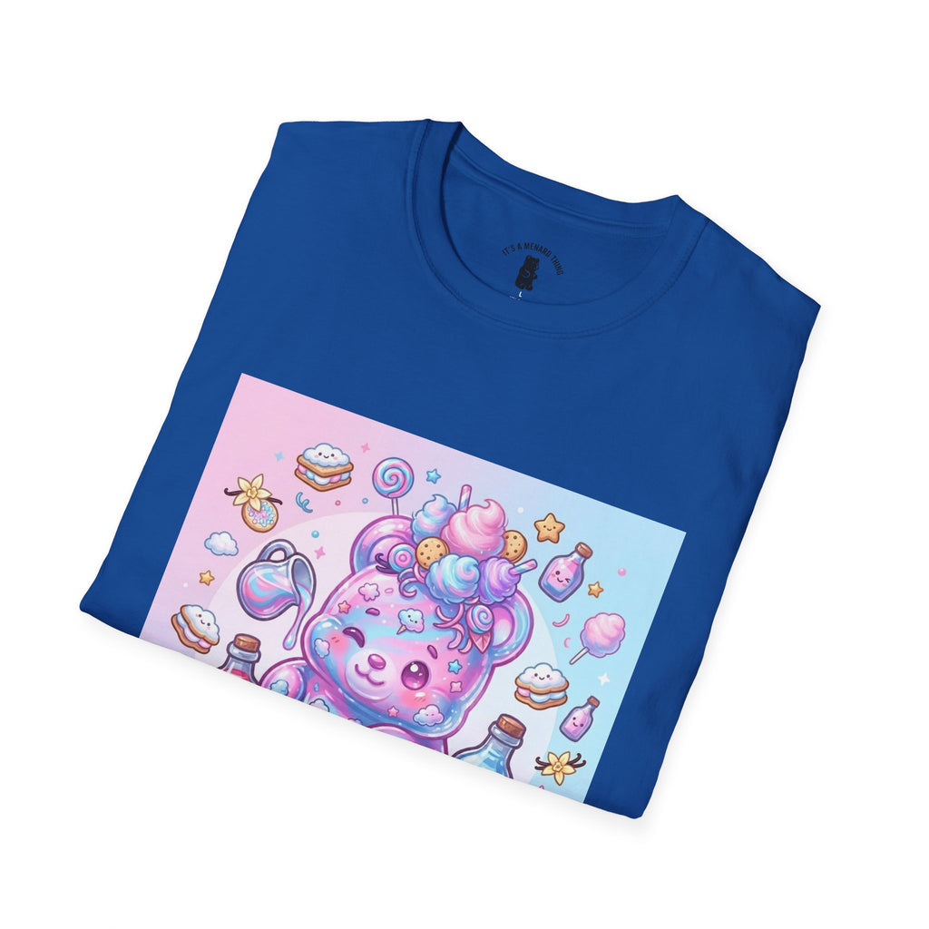 Cotton Candy Gooey Gummy Bear — Kawaii Graphic T-Shirt