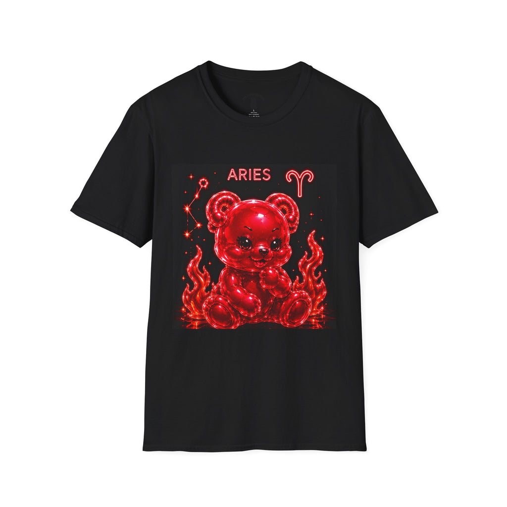 Aries Zodiac Oozy Bear Friend Astrology Special Addition- Graphic Shirt