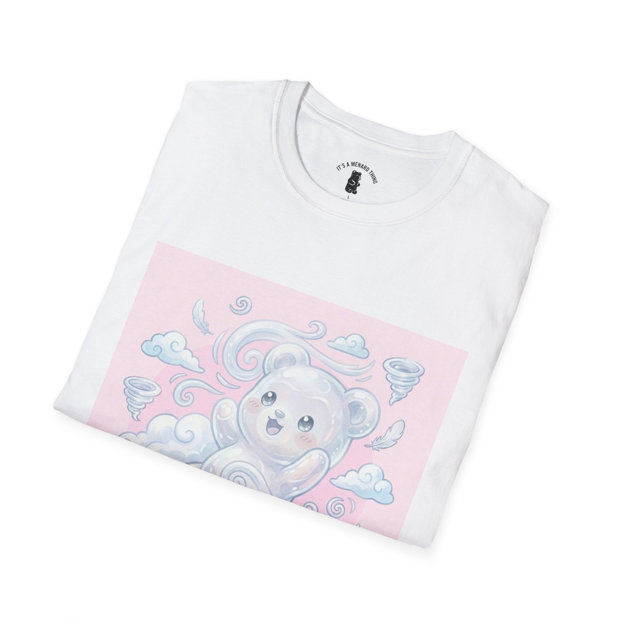 Elemental, Air White Gooey Gummy Bear — Pastel Graphic Tee