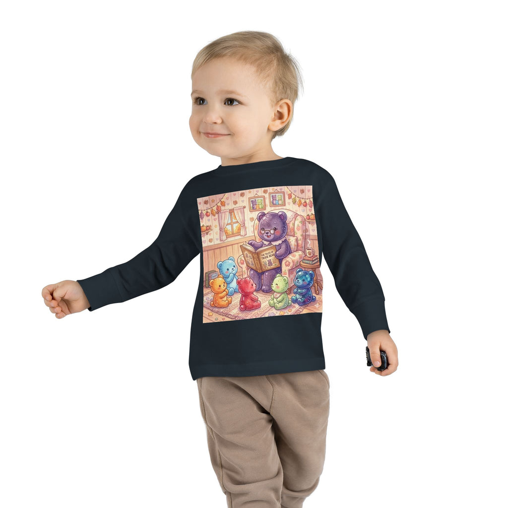 Nana Oozy Gummy Bear Story Time- Graphic Long Sleeve Shirt
