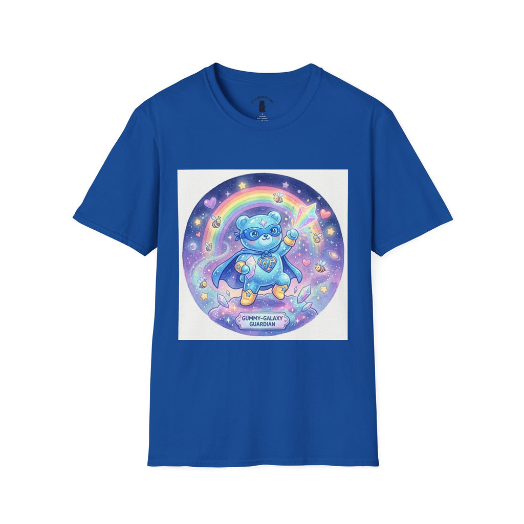 Mighty Super Crystal Gooey Gummy Bear- Kawaii Graphic T-Shirt