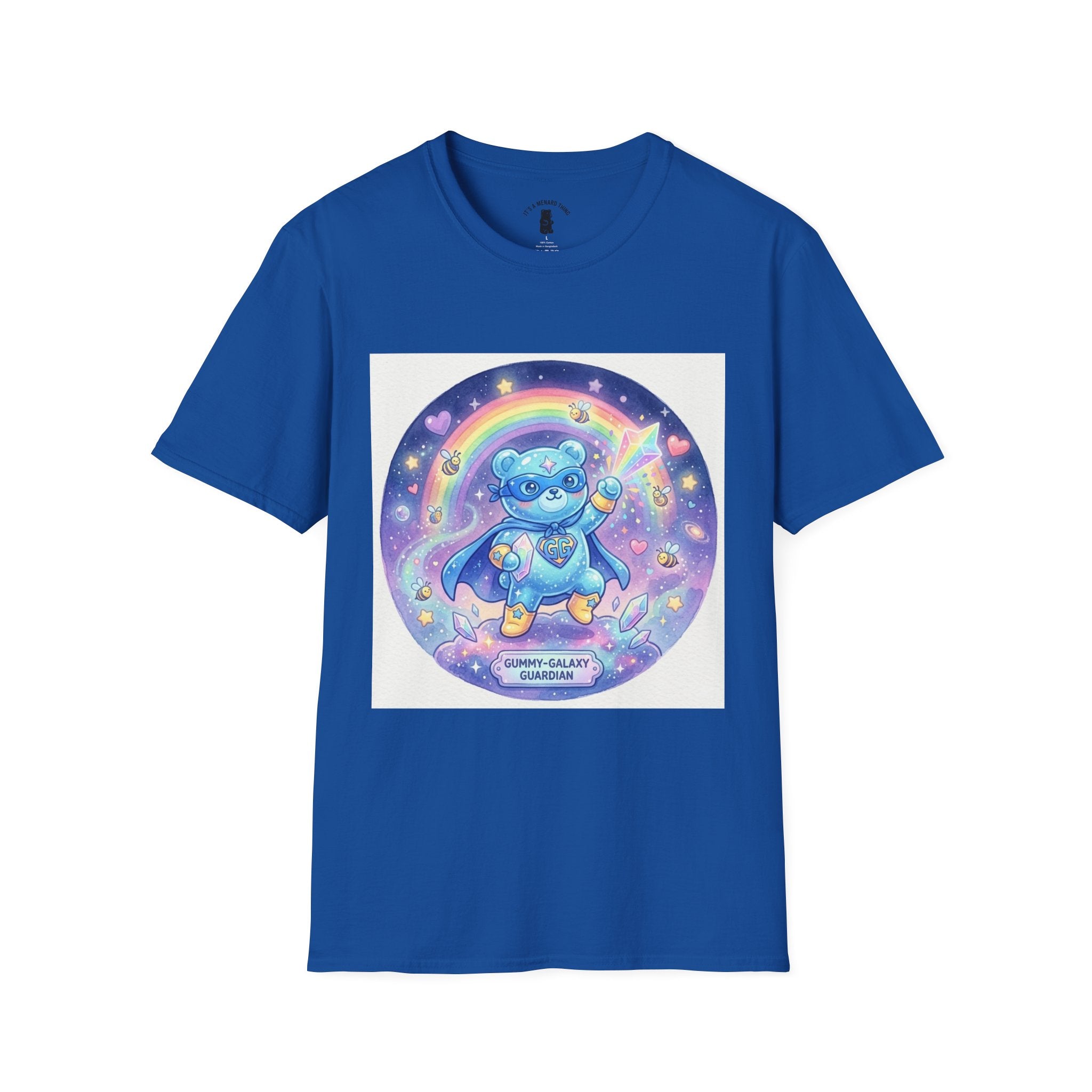 Mighty Super Crystal Gooey Gummy Bear- Kawaii Graphic T-Shirt