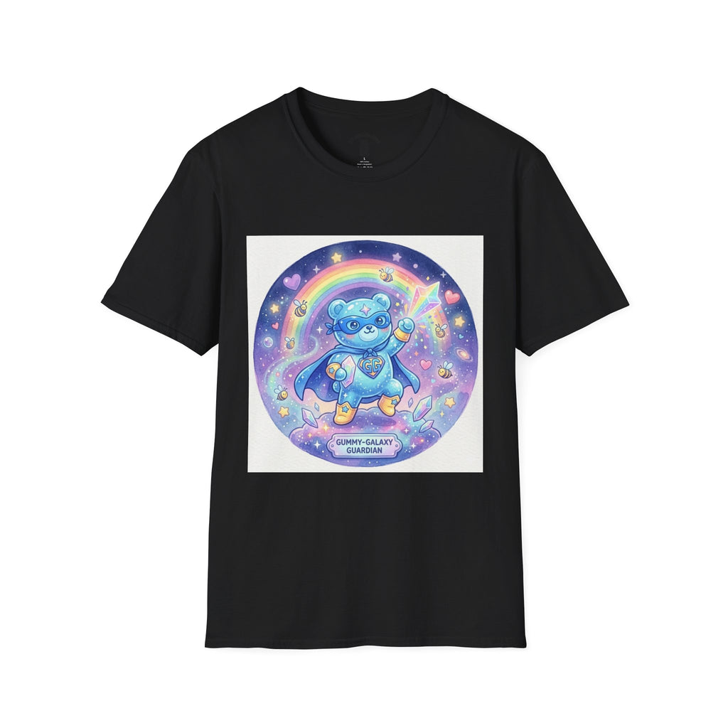 Mighty Super Crystal Gooey Gummy Bear- Kawaii Graphic T-Shirt