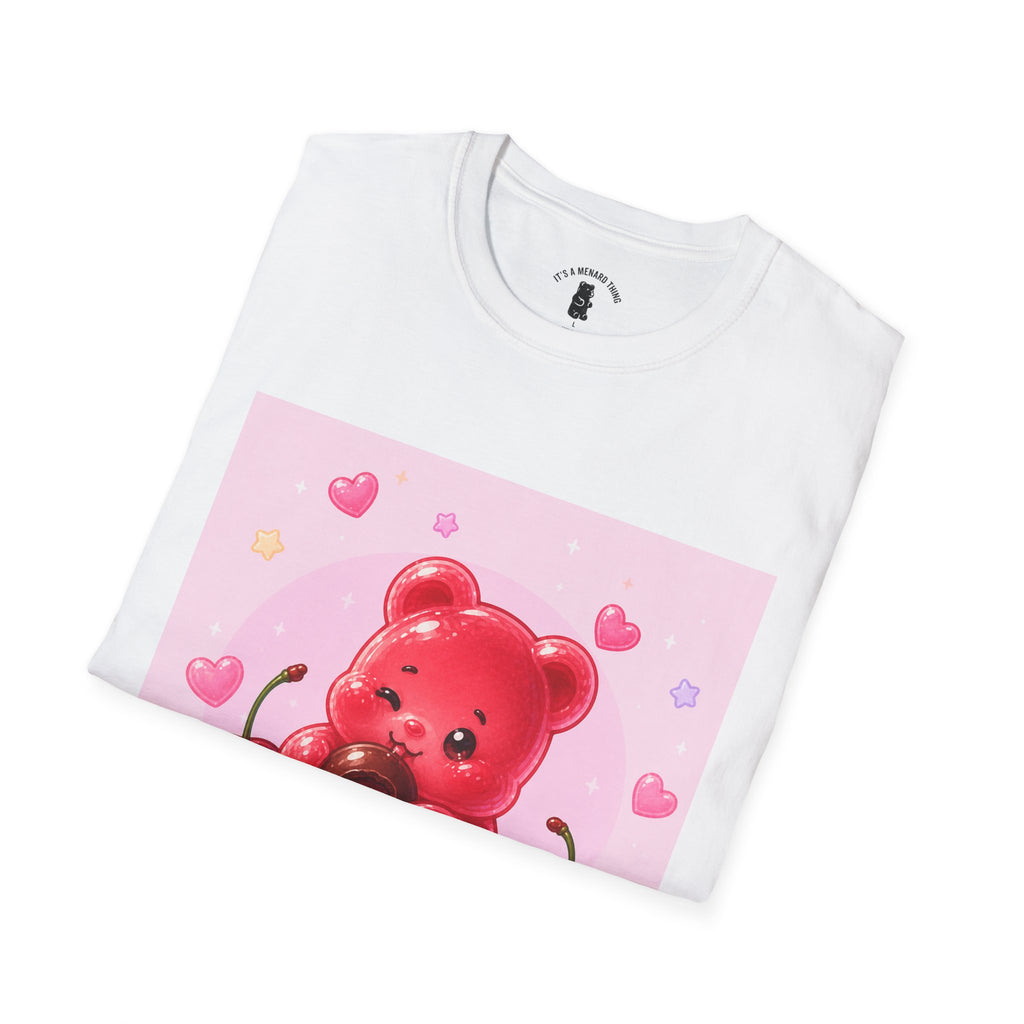 Chocolate Cherry Gooey Gummy Bear T-Shirt — Kawaii Graphic Tee
