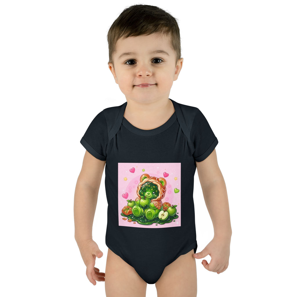 Green Apple Danish Gooey Gummy Bear in Puff PJs