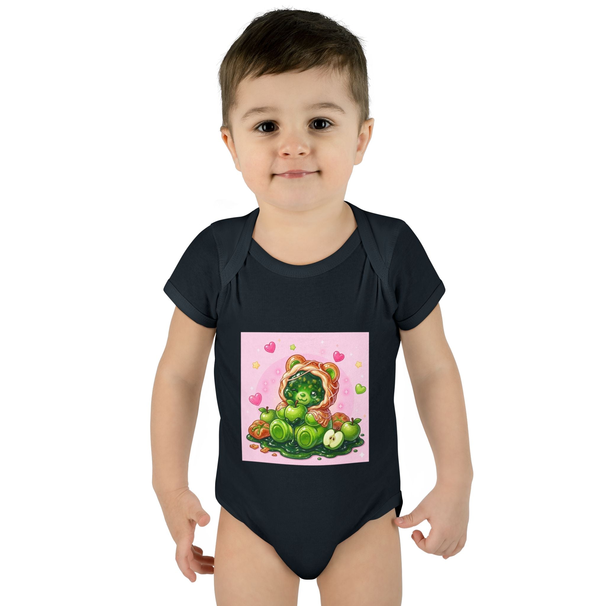 Green Apple Danish Gooey Gummy Bear in Puff PJs