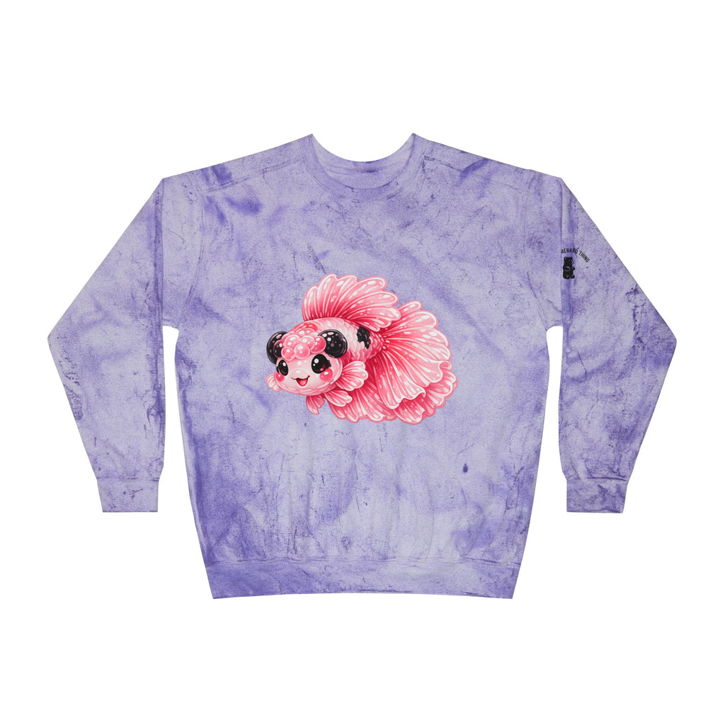 Pink Betta Fish Special Addition graphic Sweatshirt