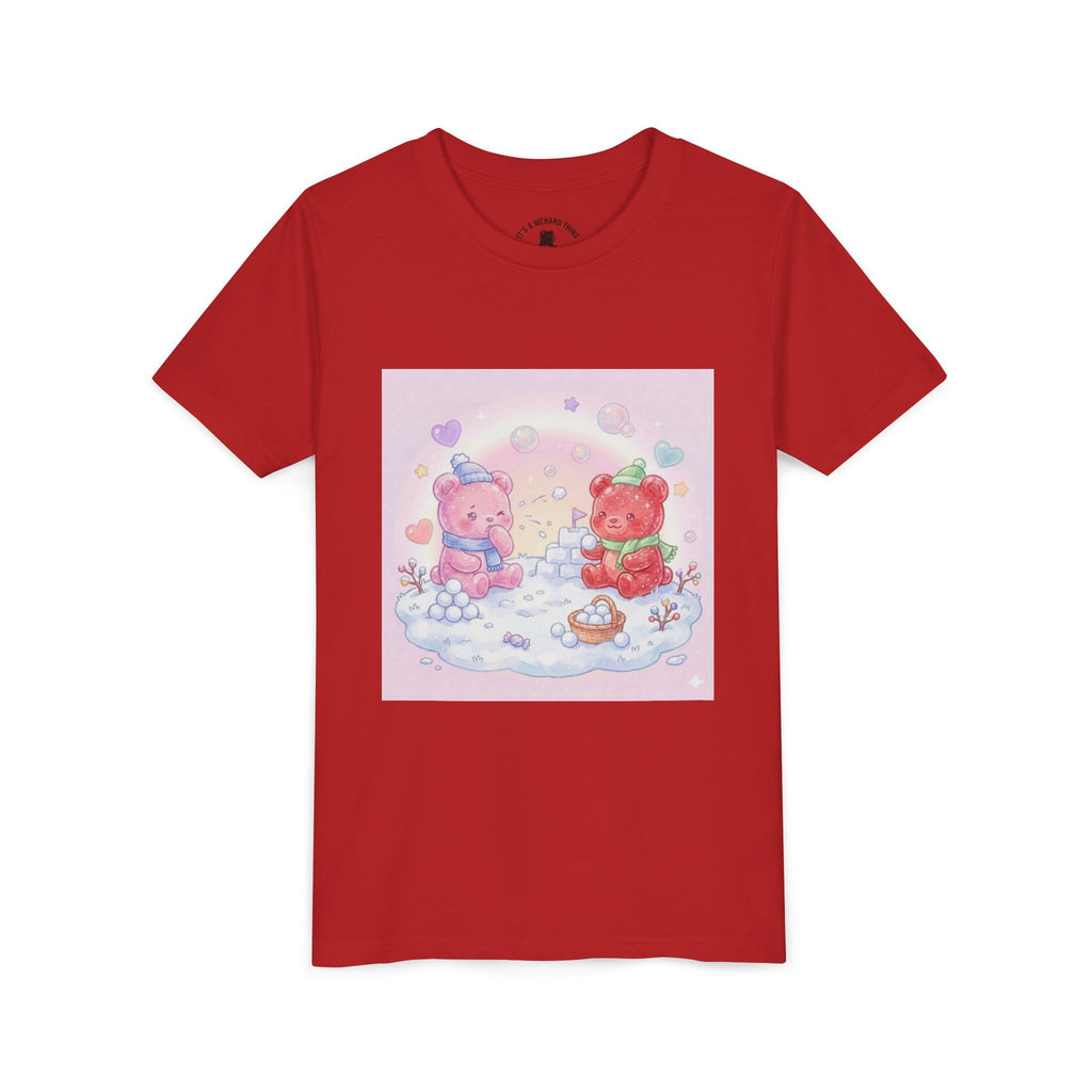 Duo Gooey Gummy Bear Snowball game T-Shirt
