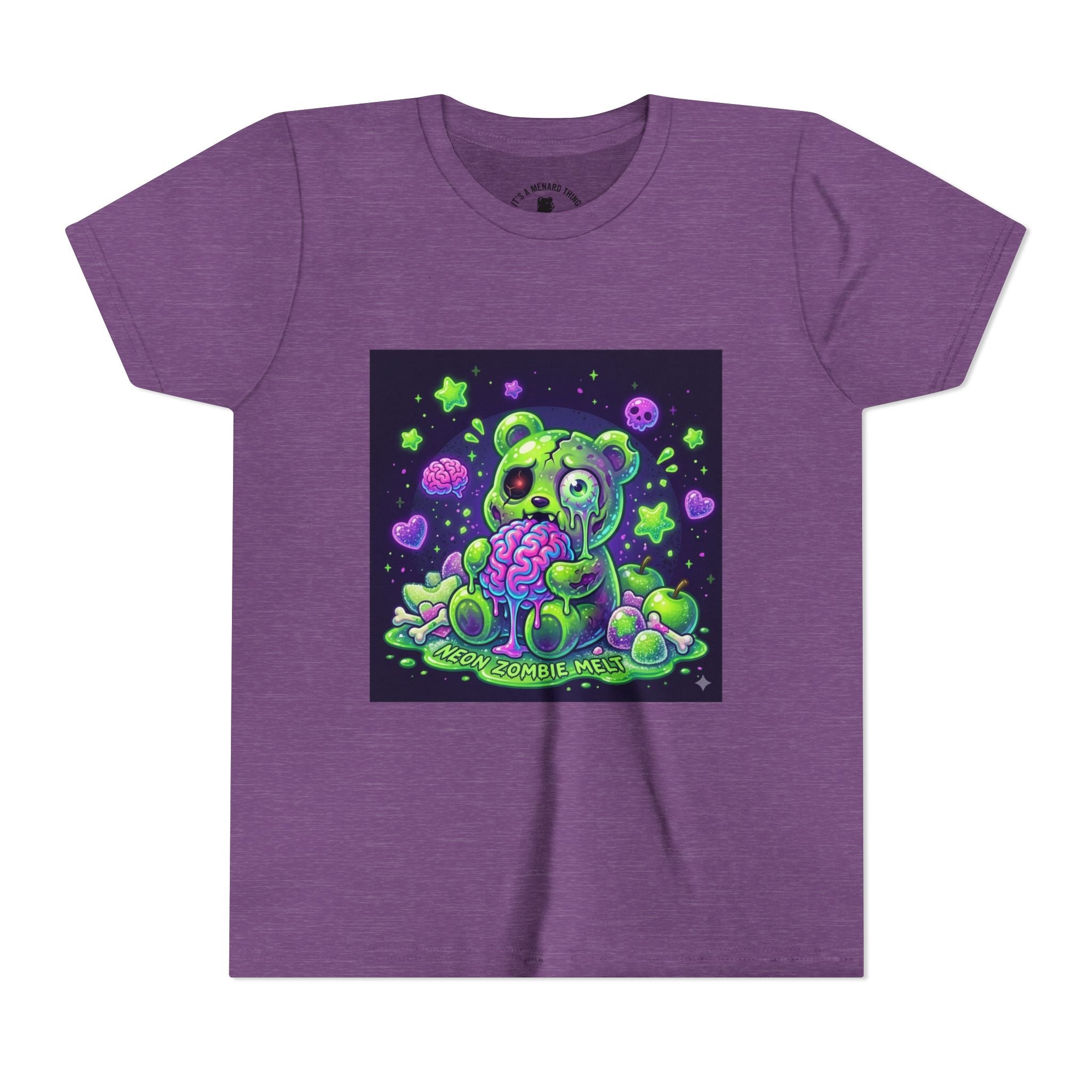 Neon Zombie Gooey Gummy Bear Graphic Tee
