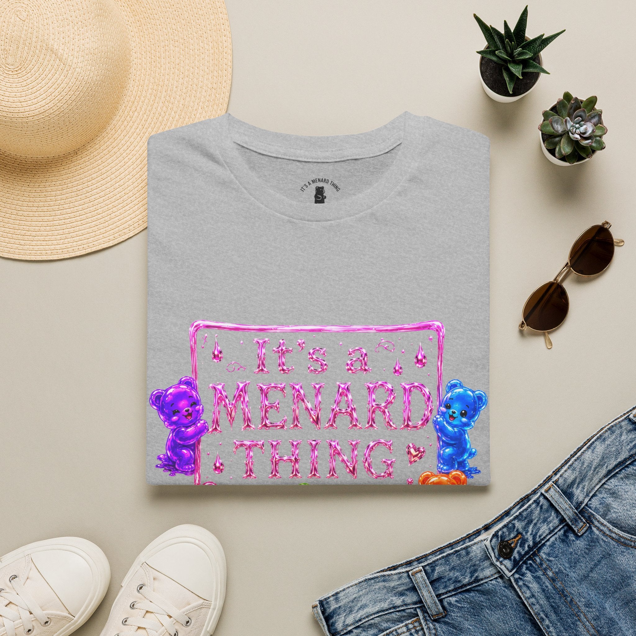 It's a Menard Thing Offical Logo, Oozy Bear Friends Special- Graphic Shirt