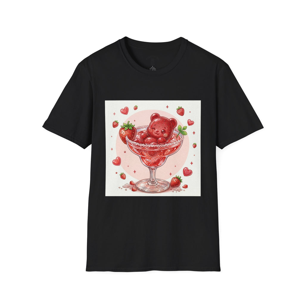 Strawberry Daiquiri Icey, Boozy Gooey Gummy Bears- Kawaii Graphic T-Shirt