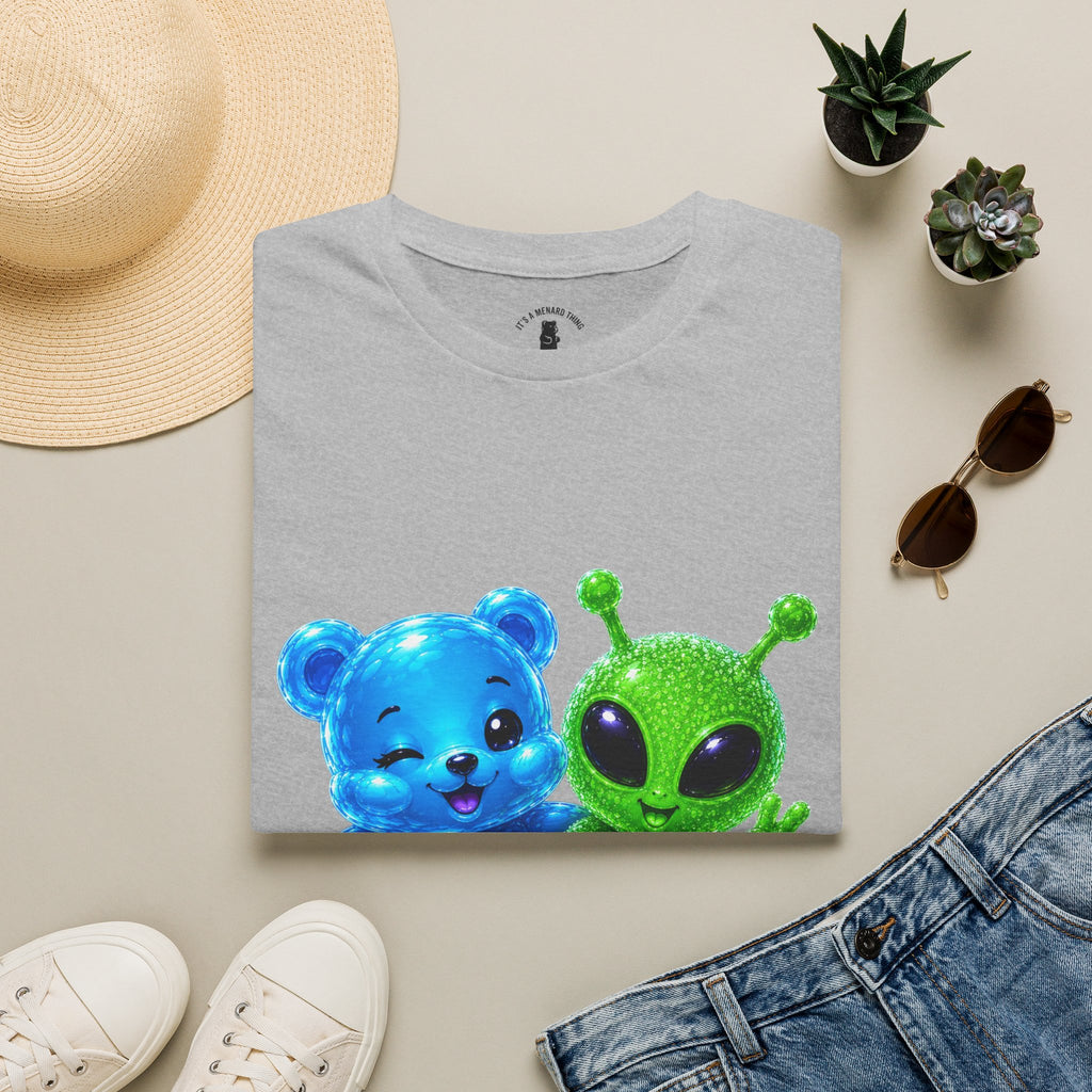 We Come in Peace, Oozy Bear & Alien Special Addition- Graphic Shirt