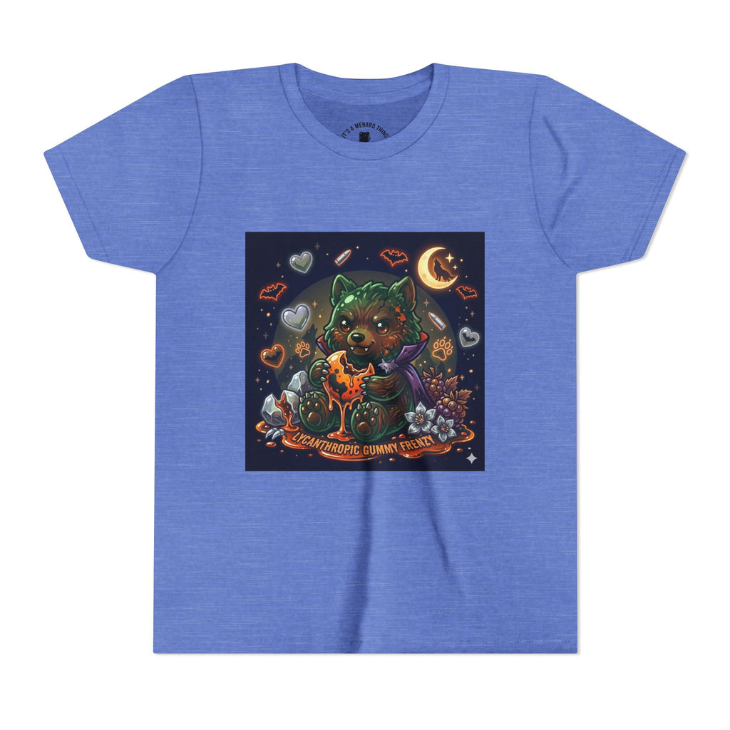 Halloween Werewolf Gooey Gummy Bear- Youth T-Shirt
