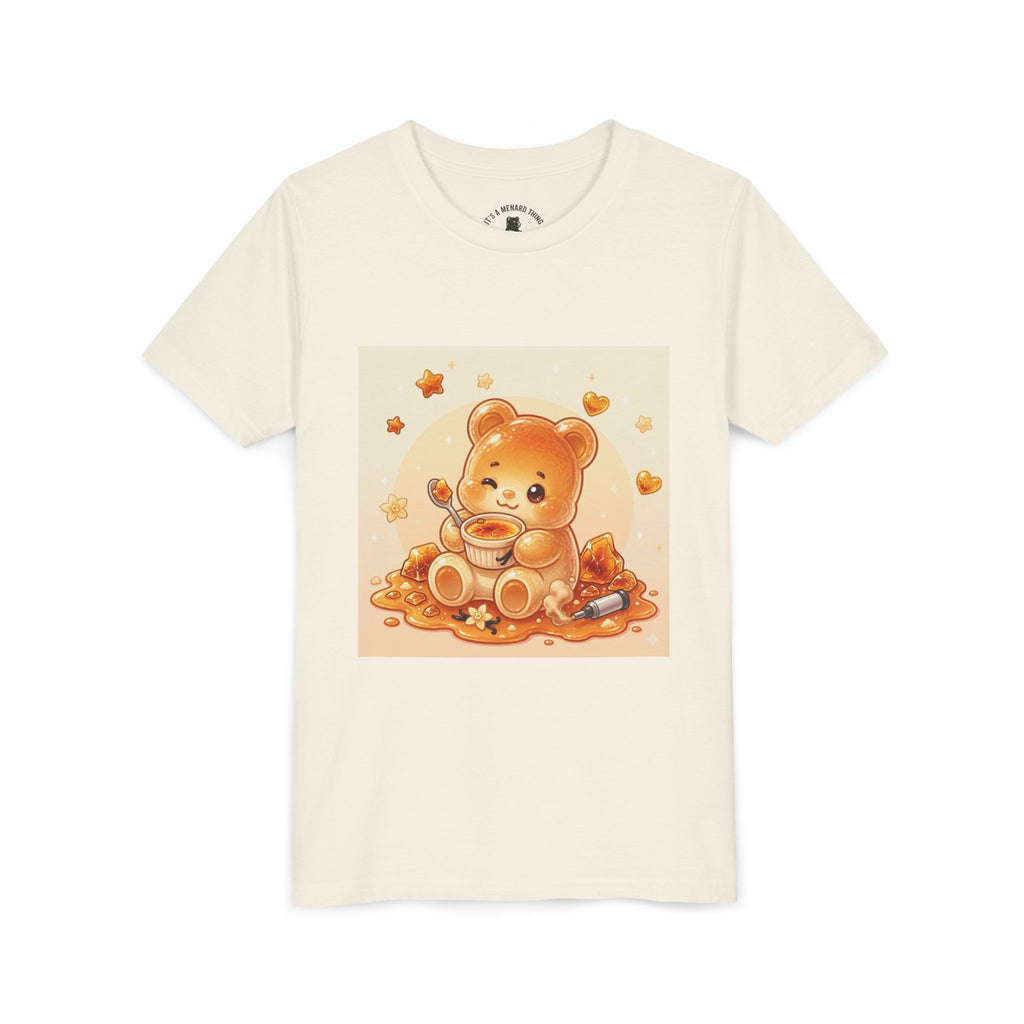 Cream Brulé Crunch Gooey Gummy Bear Graphic Youth Shirt