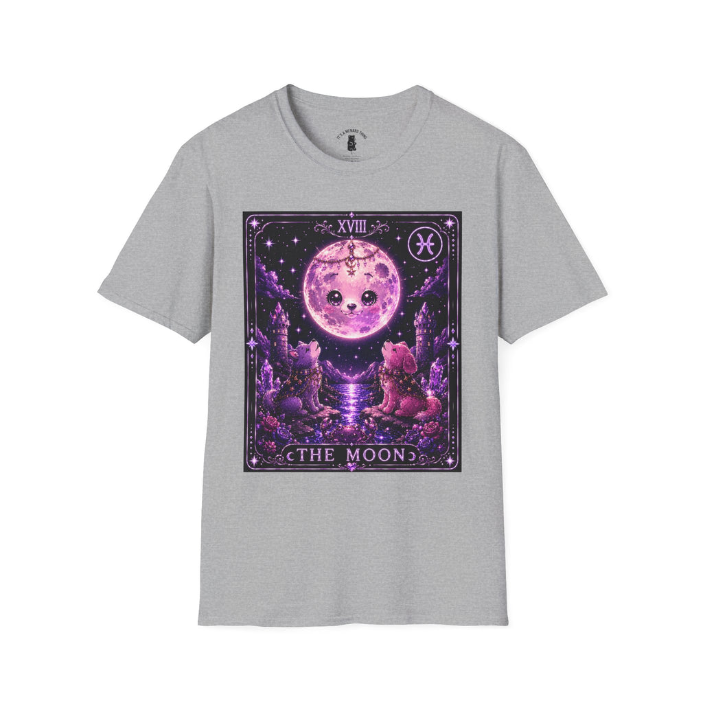 The Moon Tarot Astrological Style Oozy Bear Gummy Friend- Graphic Shirt