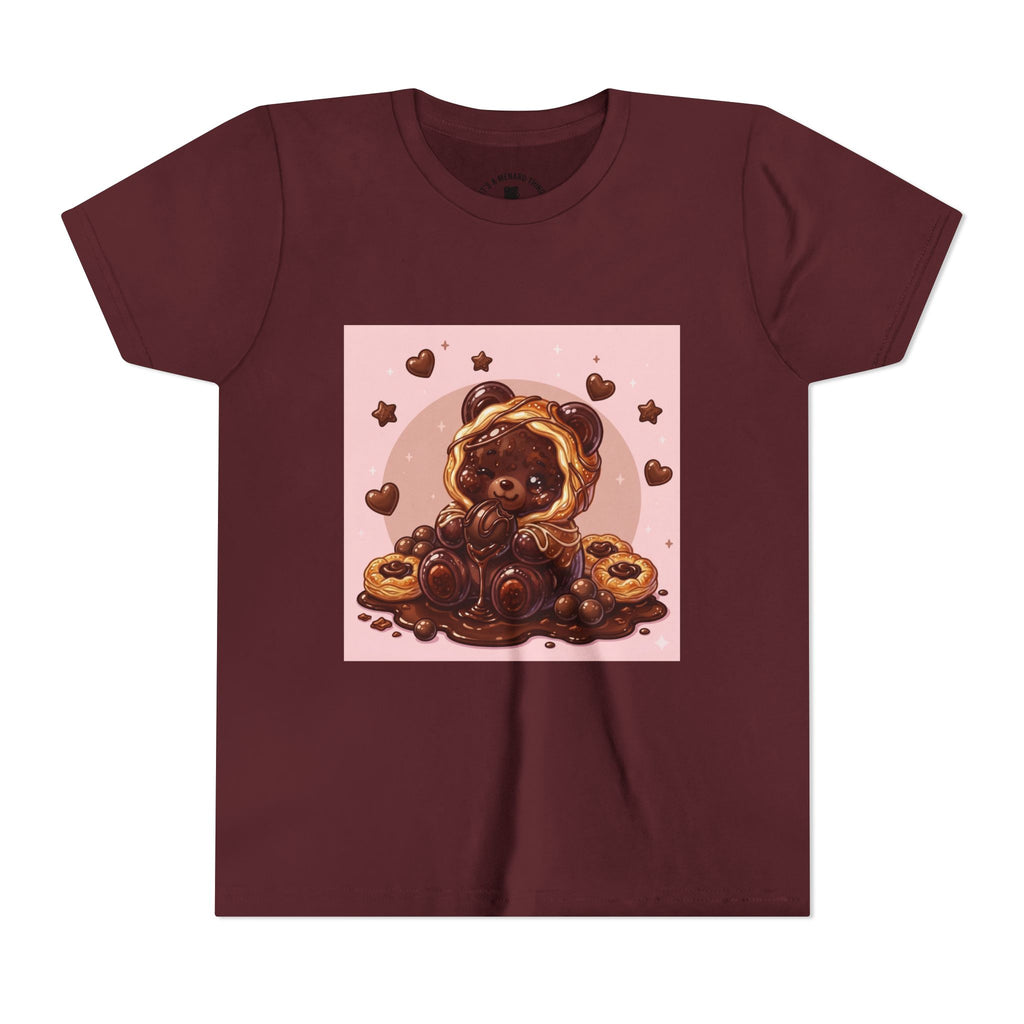 Chocolate Danish Gooey Gummy Bear Cute Kids Shirt