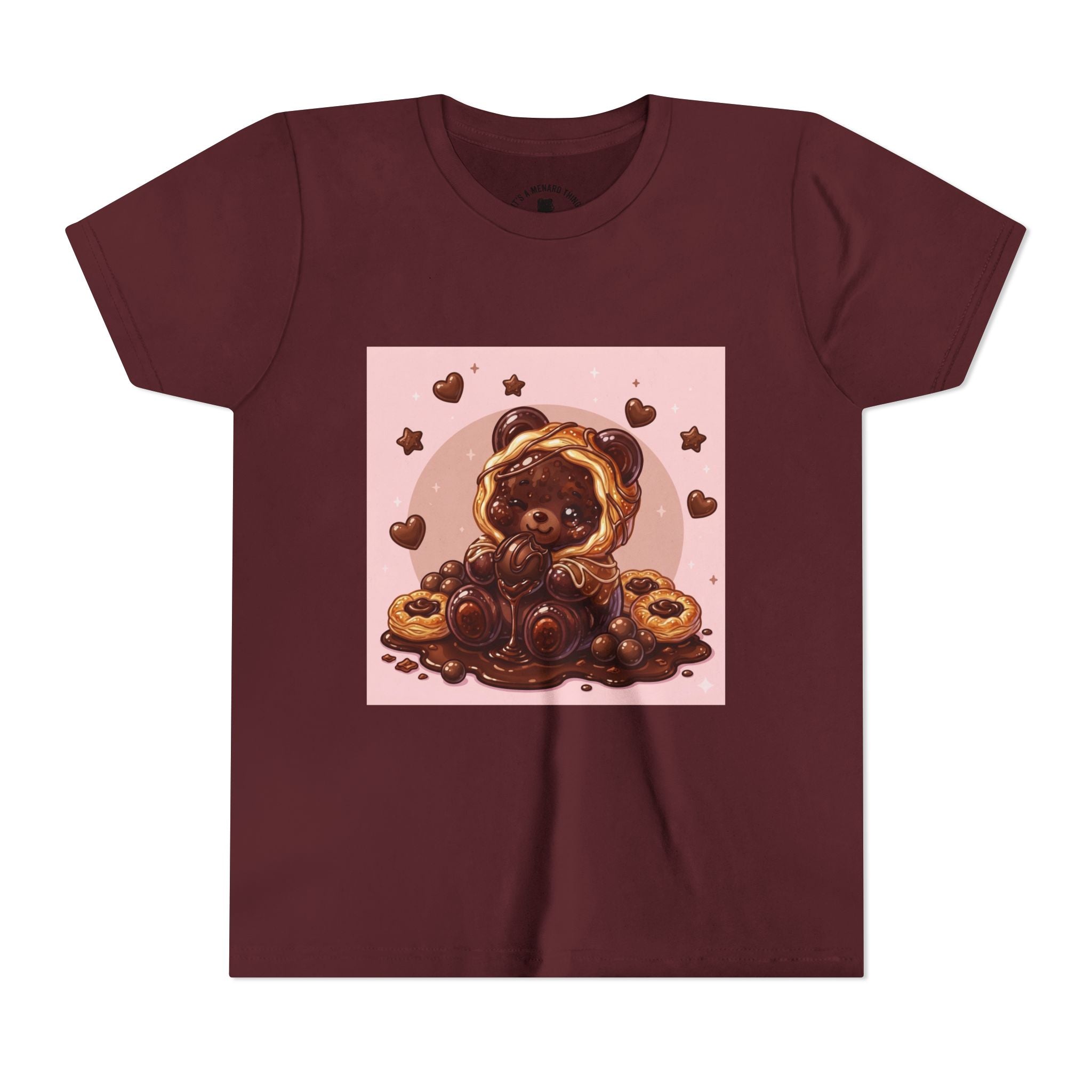 Chocolate Danish Gooey Gummy Bear Cute Kids Shirt