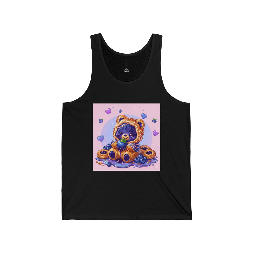 Blueberry Danish, Special Puff Pastry PJ Gooey Gummy Bear— Kawaii Graphic Tank Top