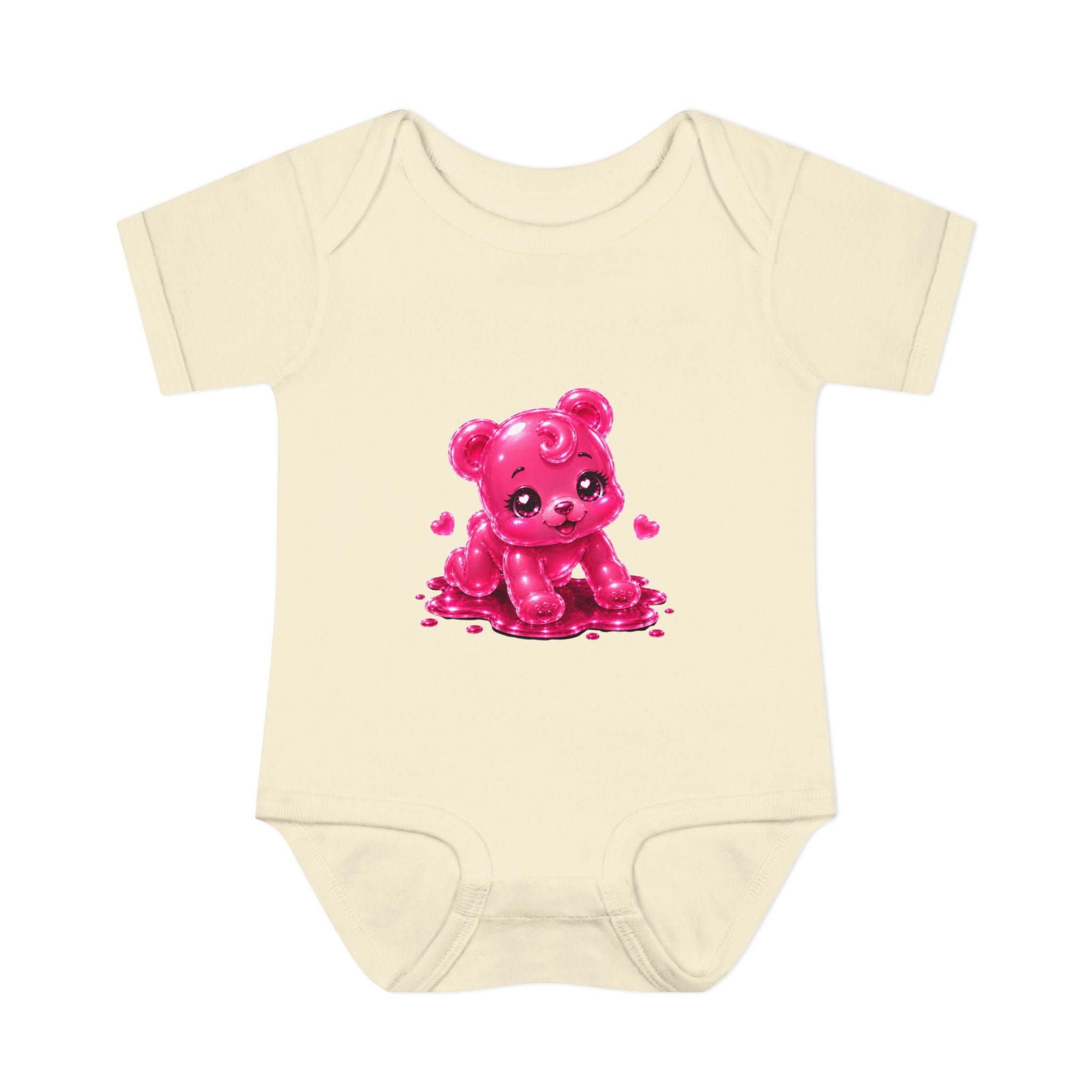 Pink Gummy Bear Infant Bodysuit - Cute Baby Shower Gift