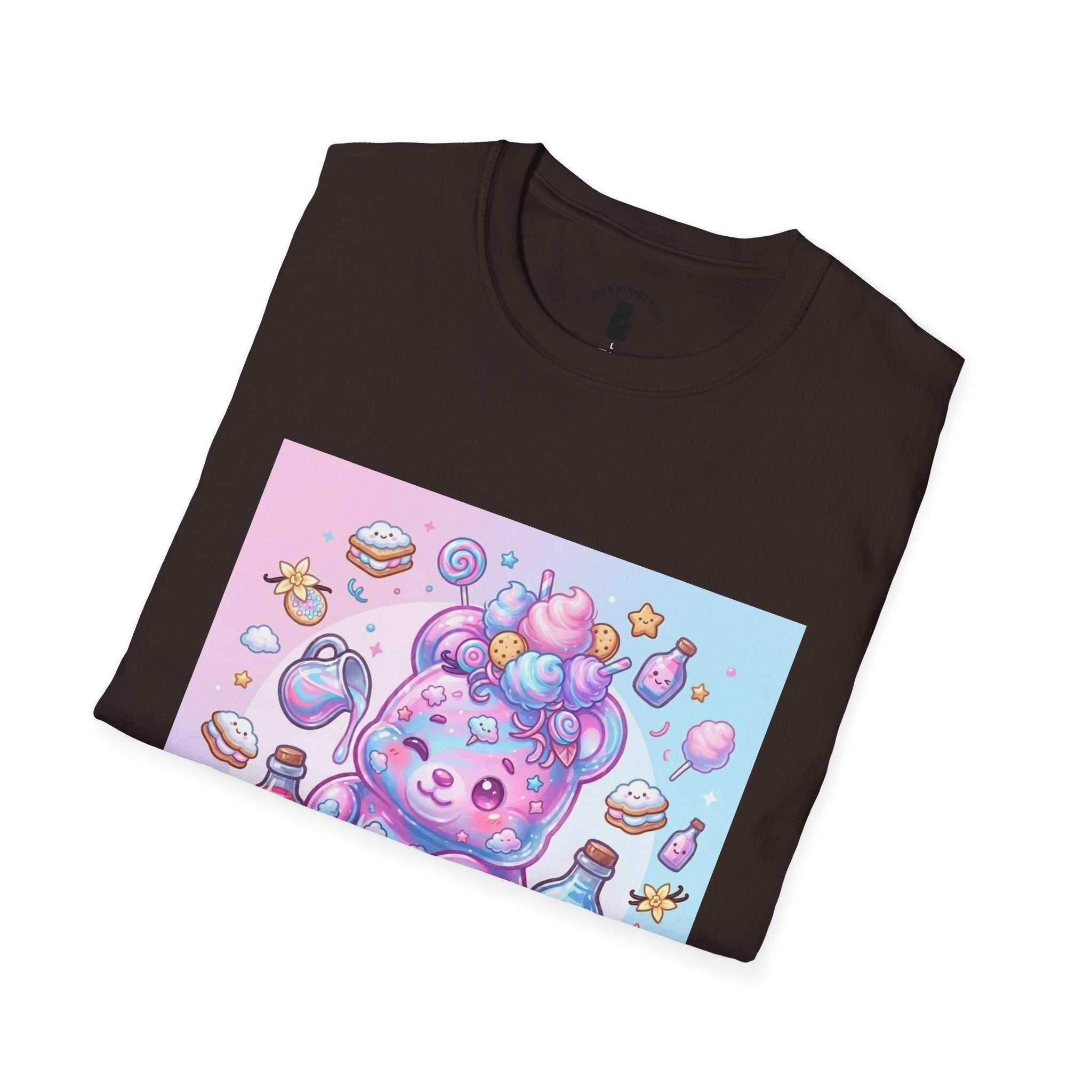 Cotton Candy Gooey Gummy Bear — Kawaii Graphic T-Shirt