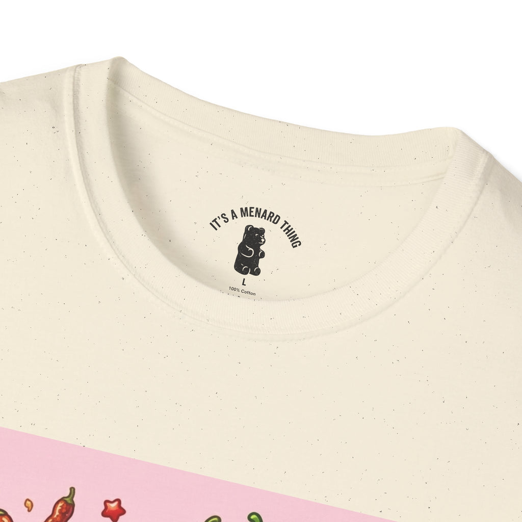 Adorable sweet Chili Lime, Exotic Gooey Gummy Bear— Kawaii Graphic T-Shirt