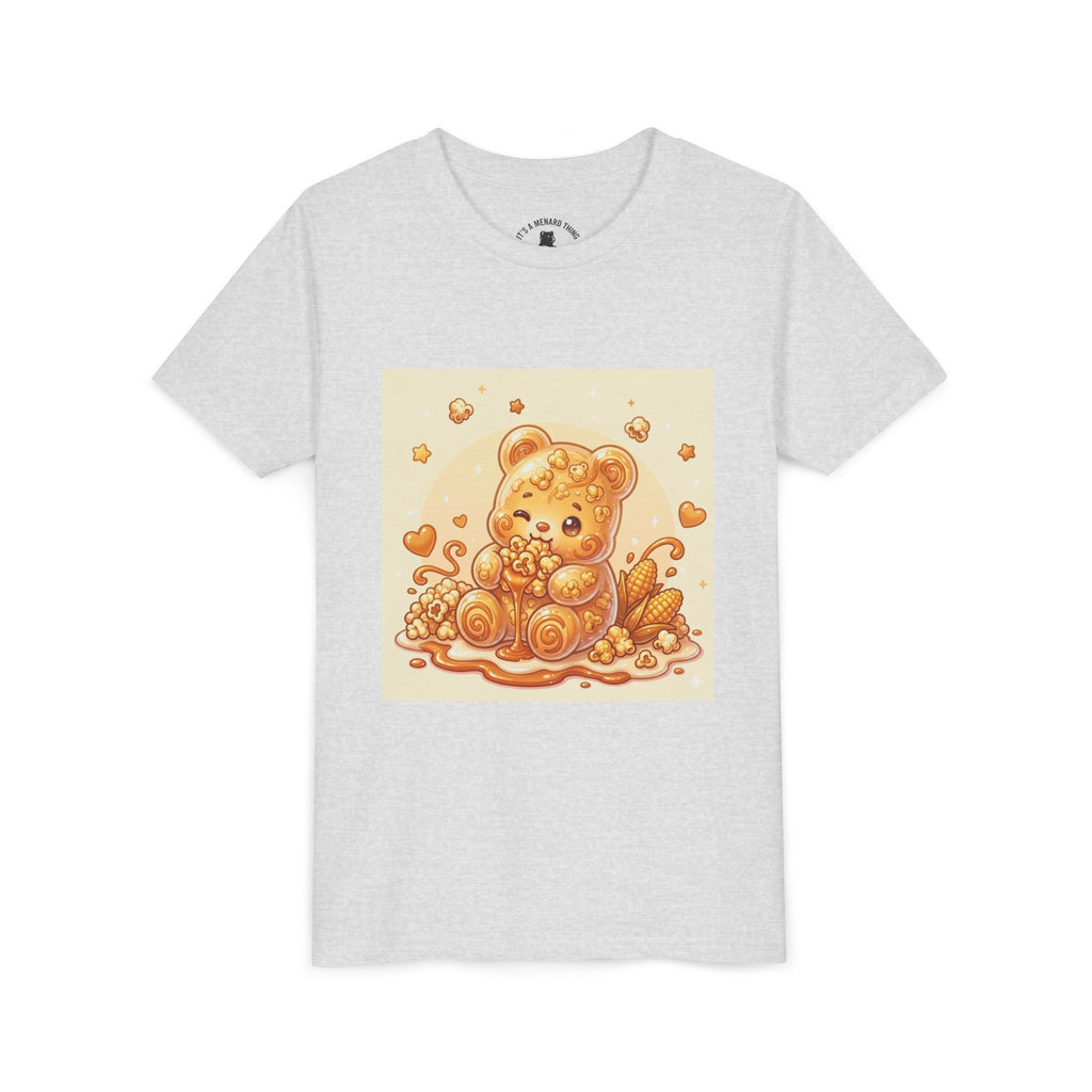 Caramel Corn Gooey Gummy Bear Graphic Youth Shirt
