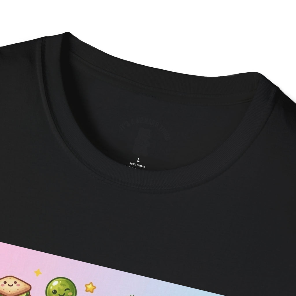 Sour Dill Pickle, Exotic Gooey Gummy Bear — Kawaii Graphic T-Shirt