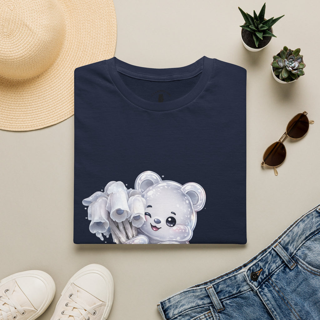 Special Ghost Pipe Mushroom Cluster, White Oozy Bear Gummy Friend- Graphic Shirt
