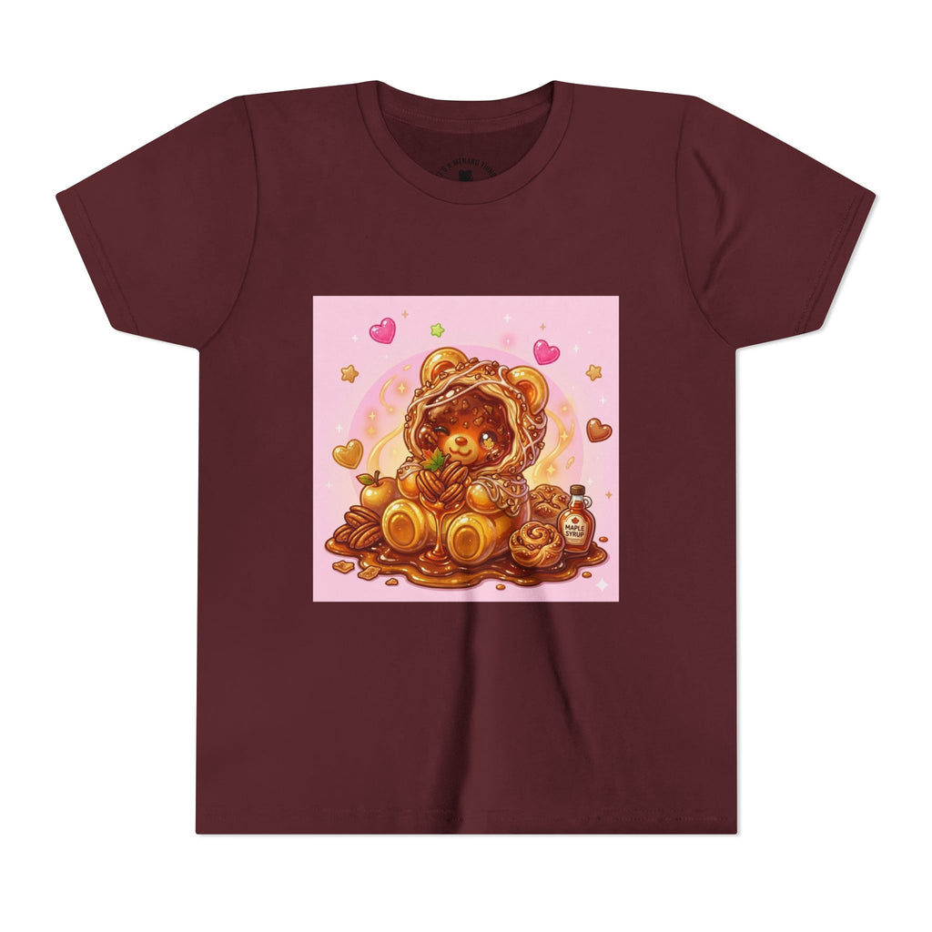 Cinnamon, Butter & Pecan Danish Gooey Gummy Bear Youth T-Shirt