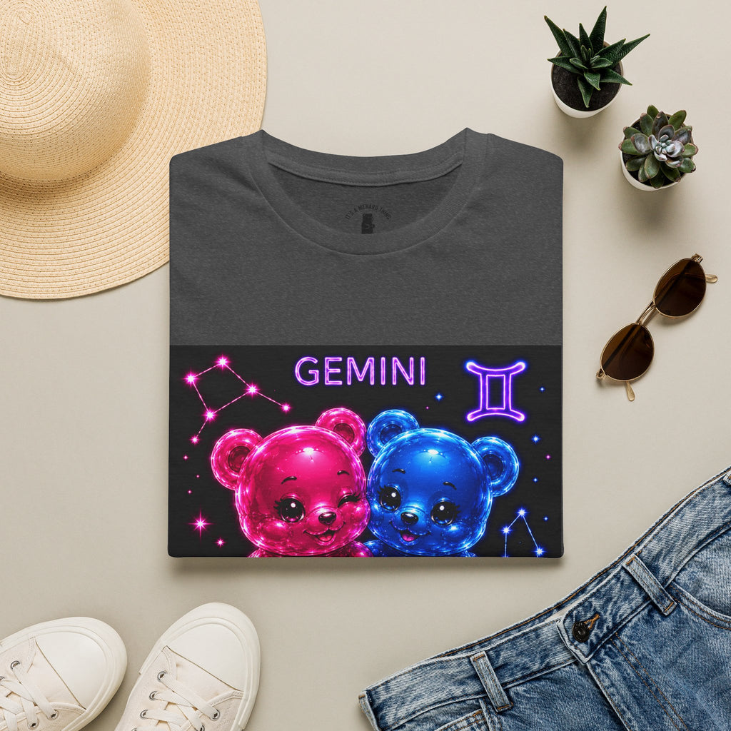 Gemini Astrology Oozy Bear Dou Friends, Special Addition Zodiac Sign- Graphic Shirt