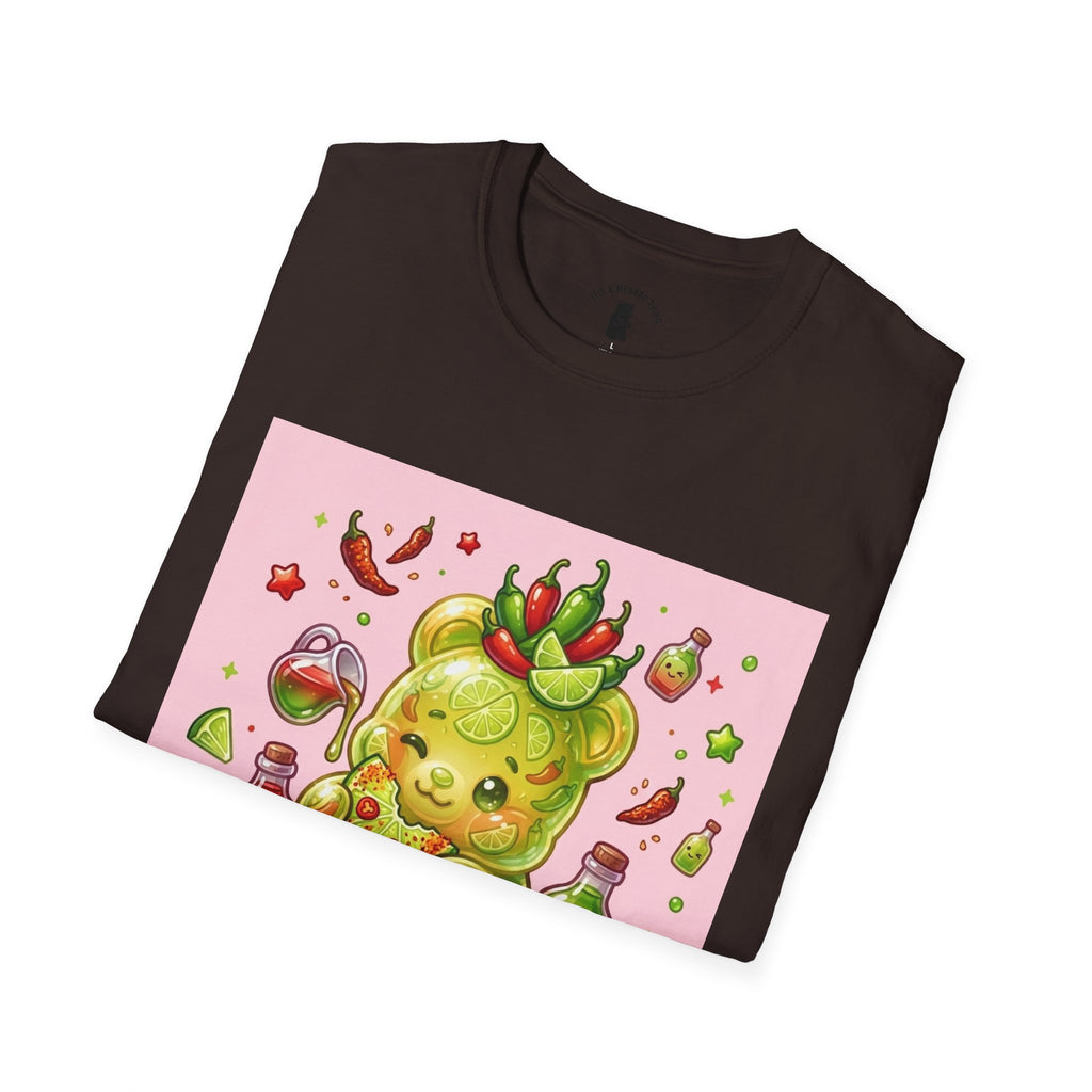 Adorable sweet Chili Lime, Exotic Gooey Gummy Bear— Kawaii Graphic T-Shirt