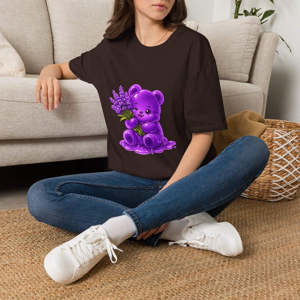 Special Lavender flower, Oozy Bear Gummy Friend- Graphic Shirt