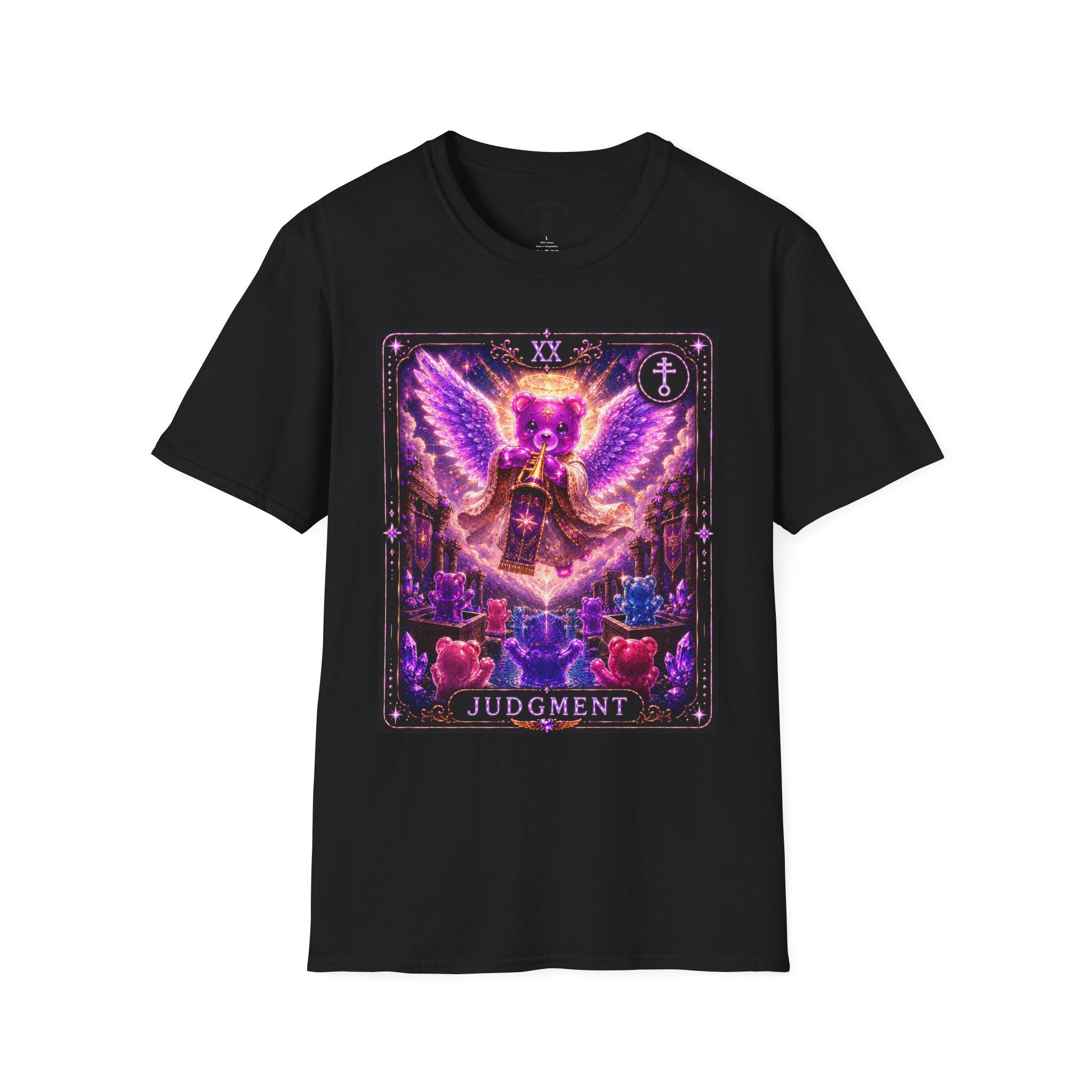 Judgment Tarot Mystic Purple Angel Oozy Bear Gummy Special Addition- Graphic Shirt