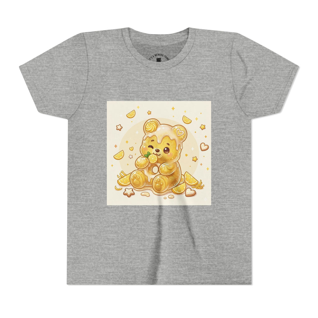 Lemon Bunt Cake Gooey Gummy bear Kids Shirt