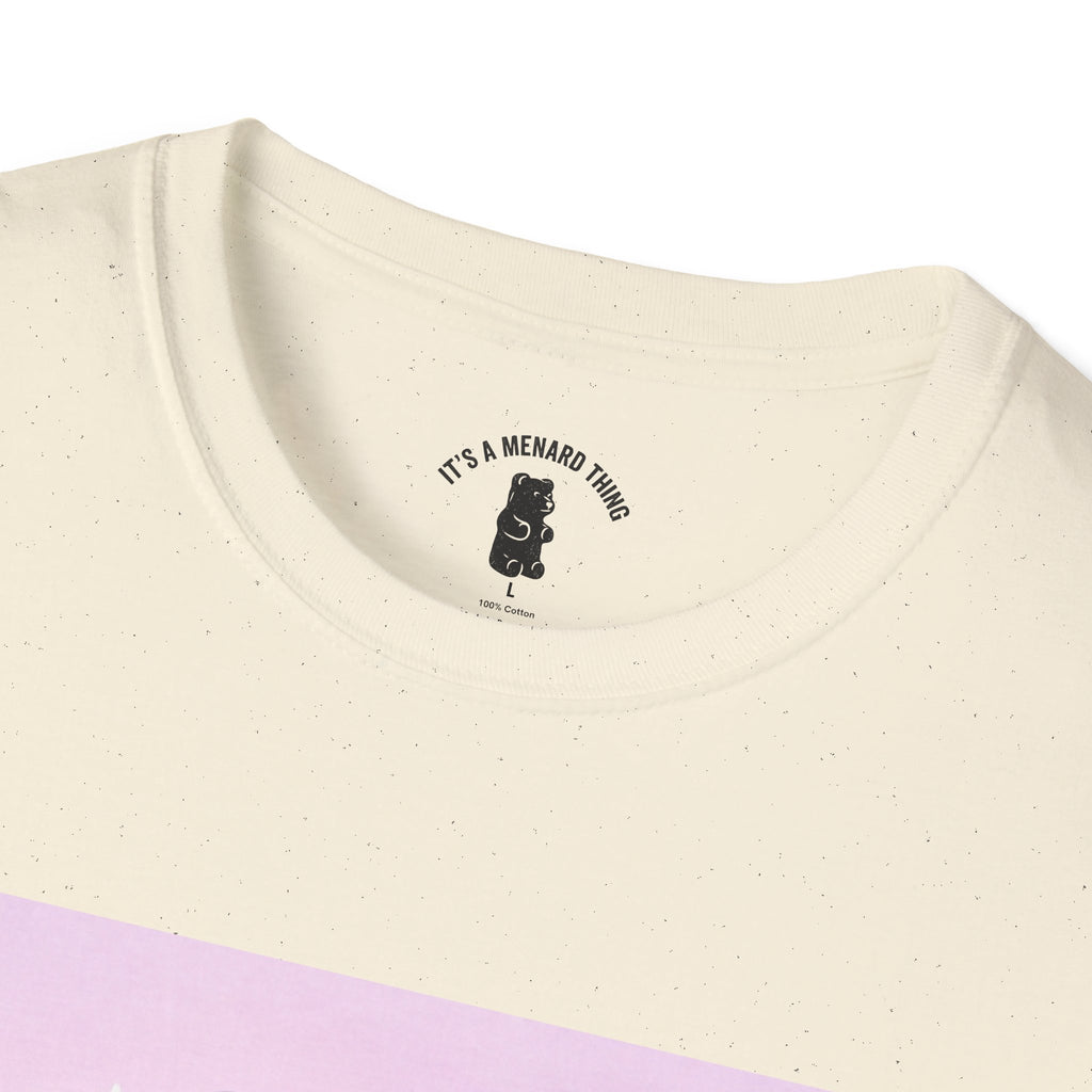 Cute Blue Iced Milkshake, Gooey Gummy Bear — Pastel Kawaii Graphic Tee
