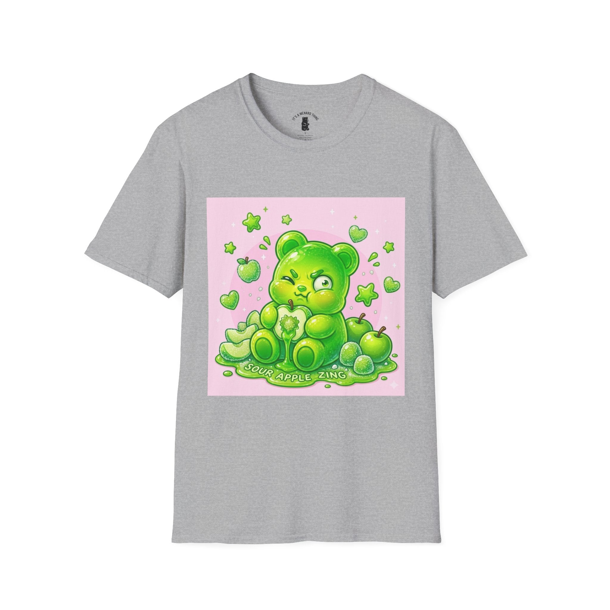 Sour Green Apple Gooey Gummy Bear T-Shirt — Graphic Tee