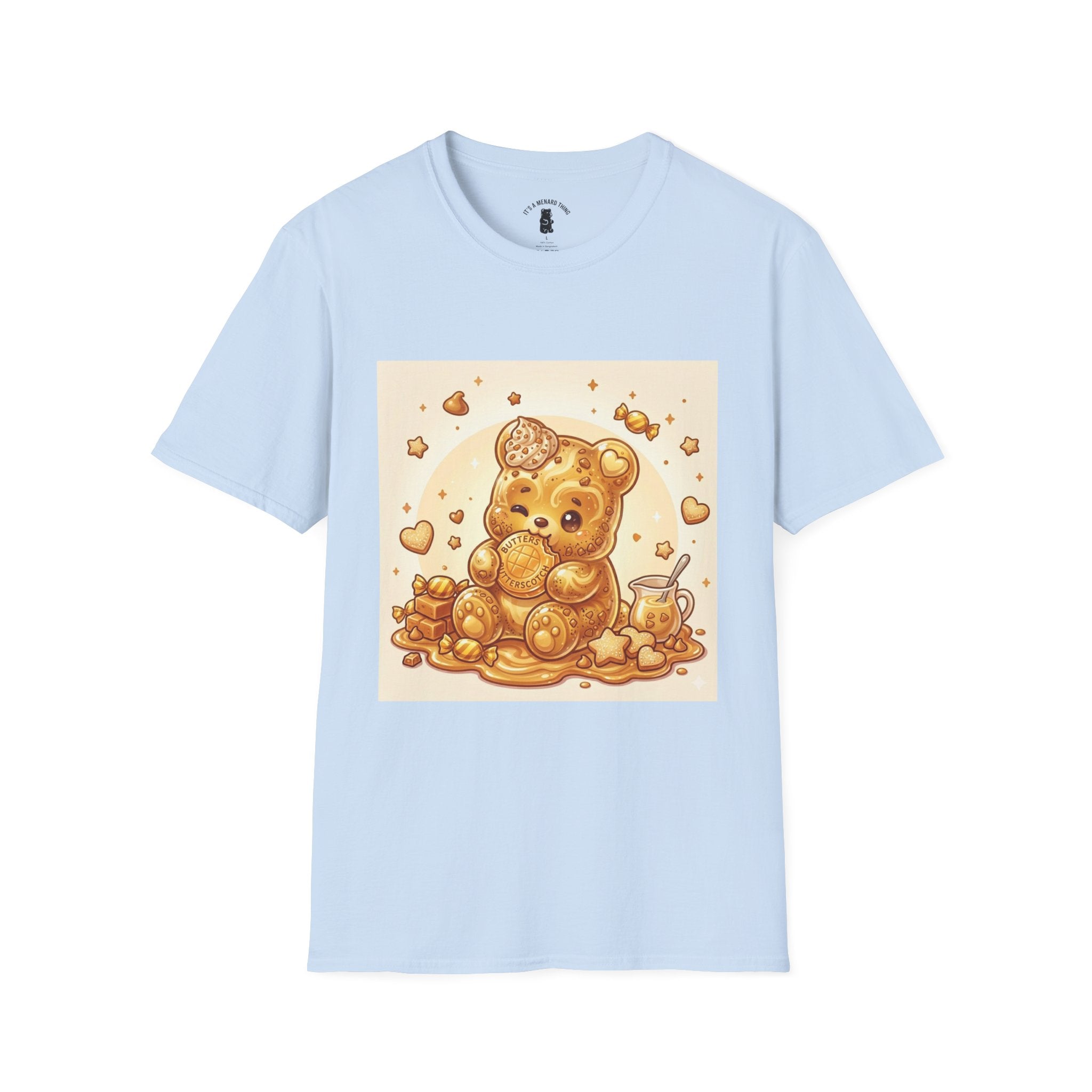 Butterscotch Drizzle Gooey Gummy Bear — Kawaii Graphic T-Shirt