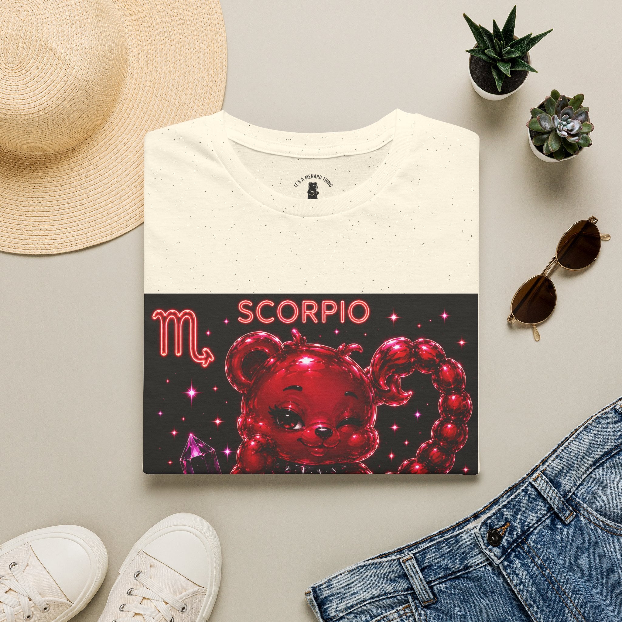 Scorpio Zodiac Astrology Oozy Bear Special Additon- Graphic Shirt