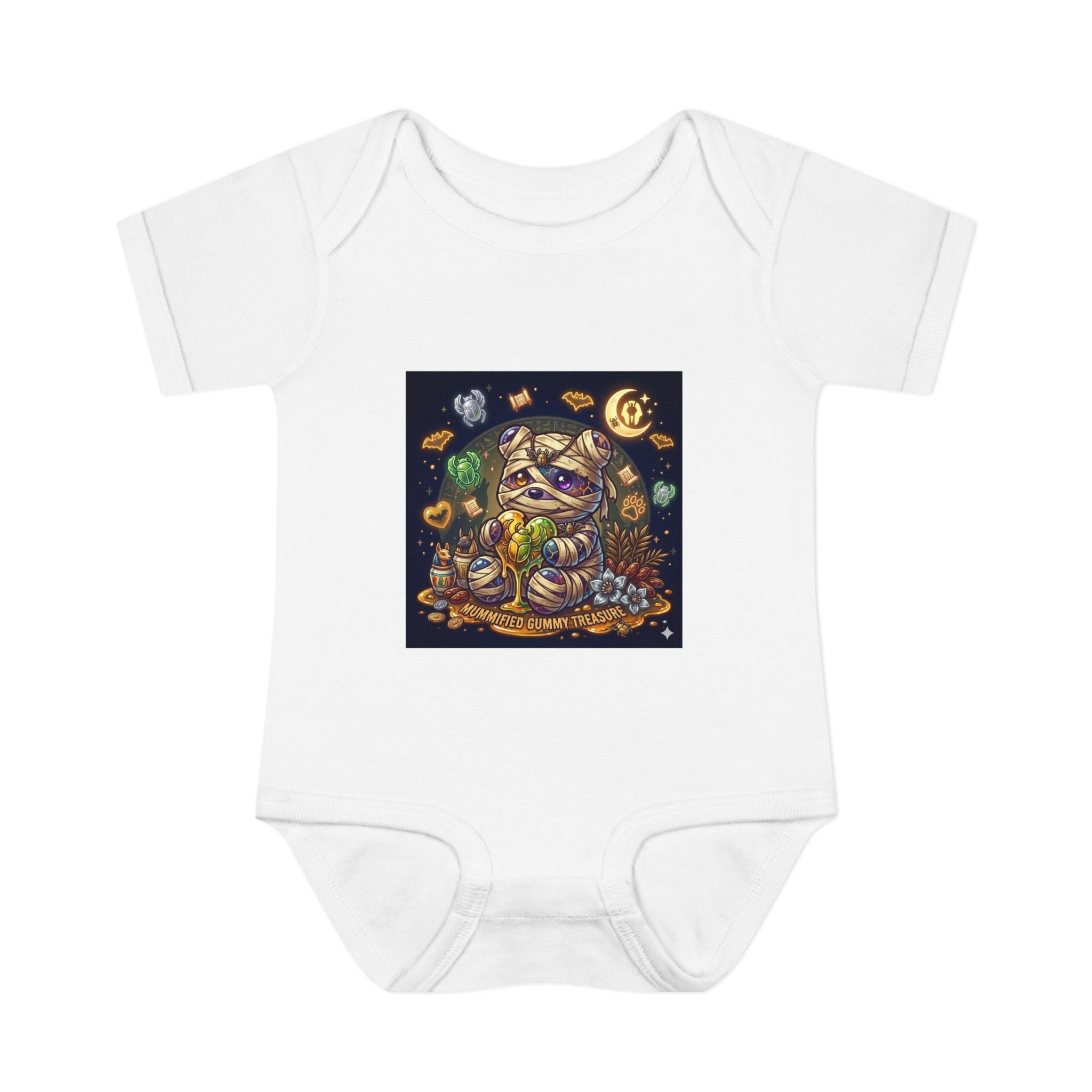 Infant Bodysuit - Cute Gooey Mummy Bear Halloween