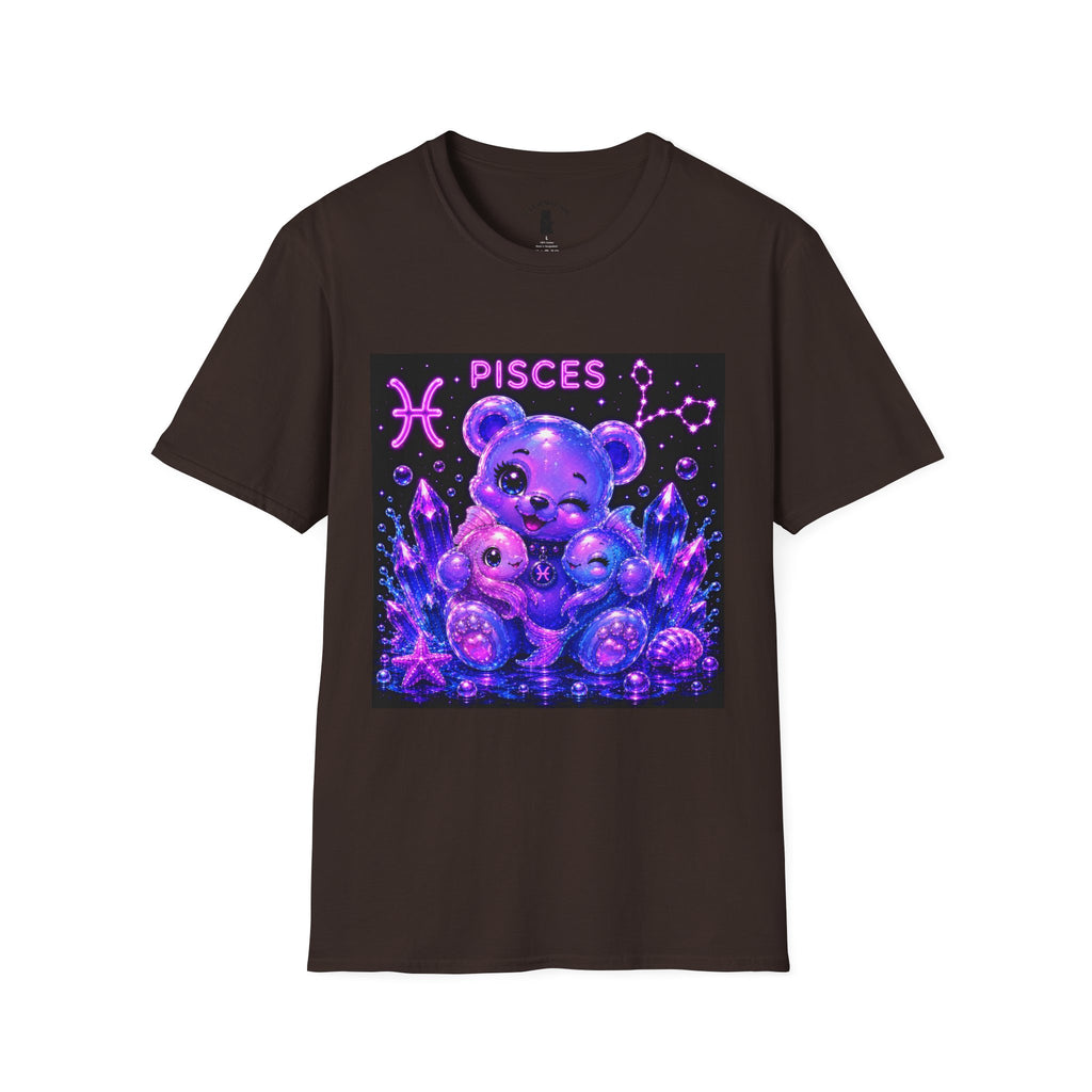 Pisces Zodiac Astrology Oozy Bear Friend Special Addition- Graphic Shirt