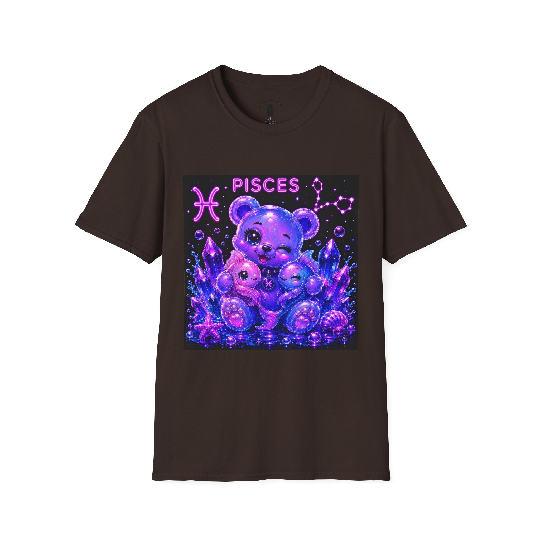 Pisces Zodiac Astrology Oozy Bear Friend Special Addition- Graphic Shirt