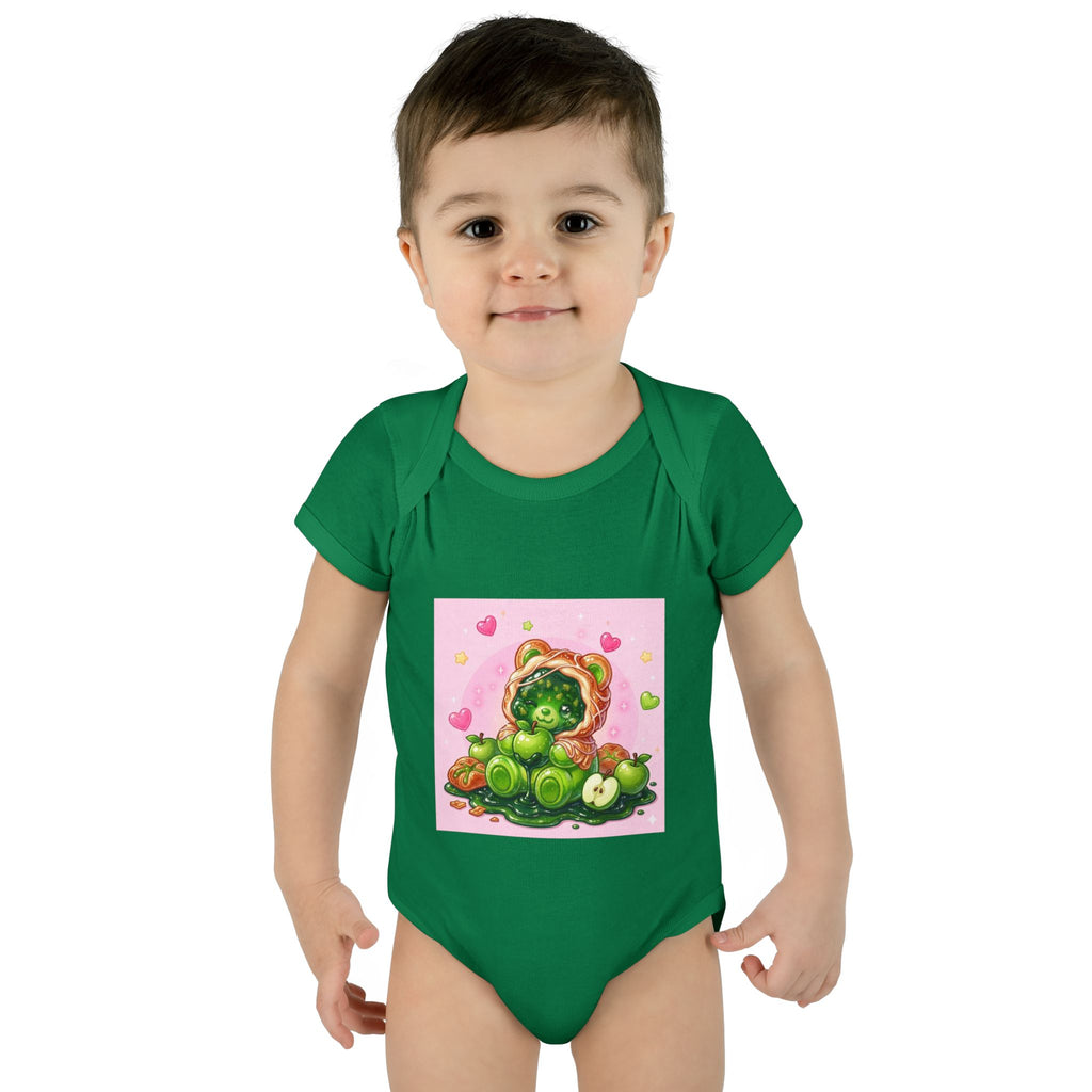 Green Apple Danish Gooey Gummy Bear in Puff PJs