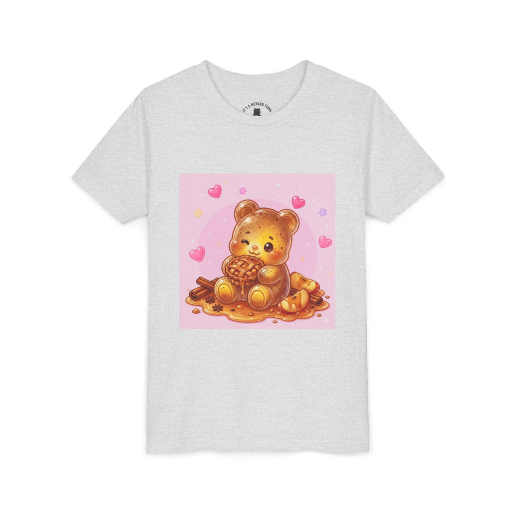 Warm Apple Cinnamon Pie Gooey Gummy Bear Hearts Youth Tee
