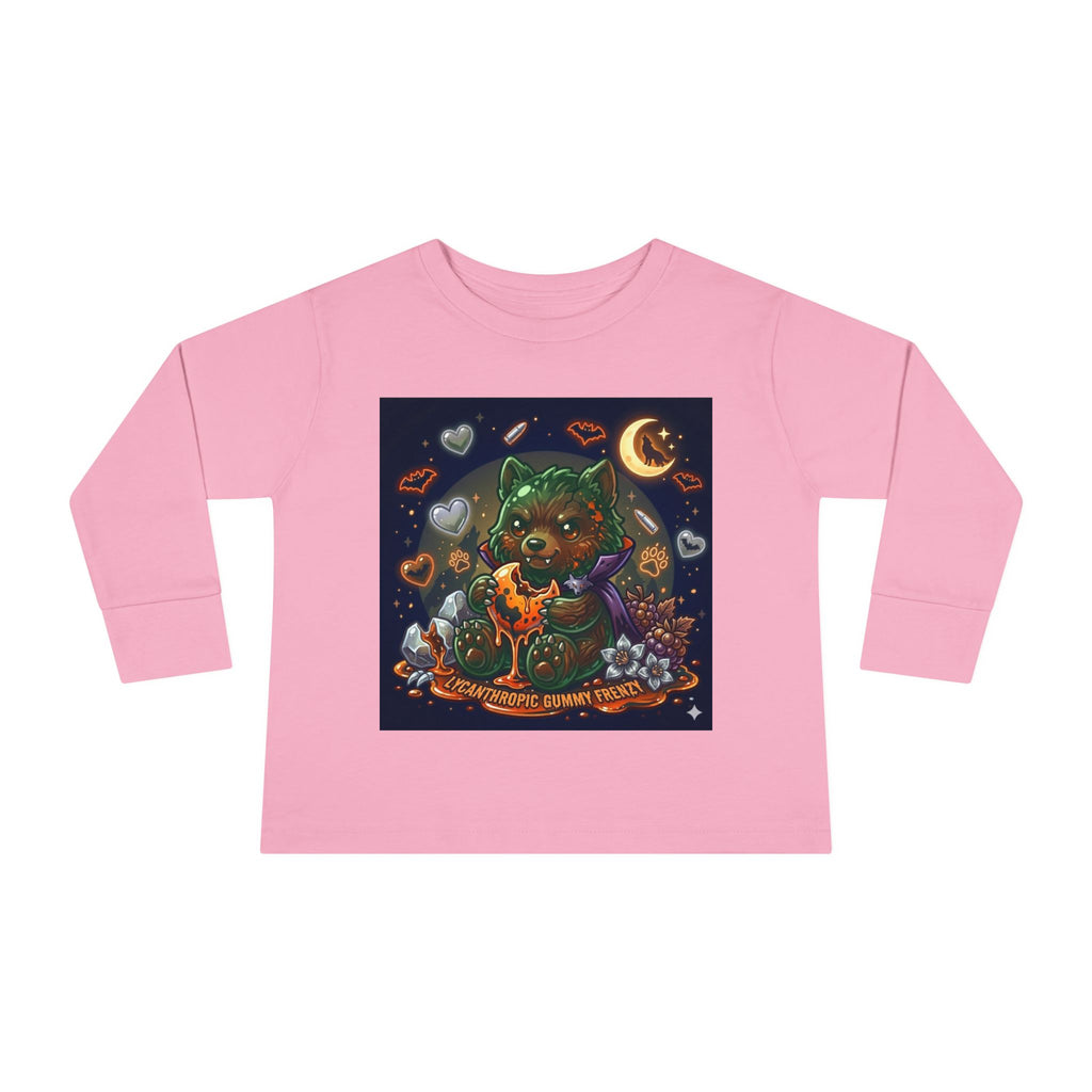 Werewolf Oozy Bear Gummy Halloween Special- Graphic Long Sleeve Shirt