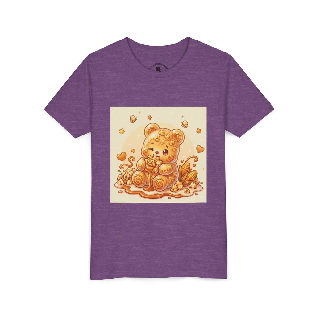 Caramel Corn Gooey Gummy Bear Graphic Youth Shirt