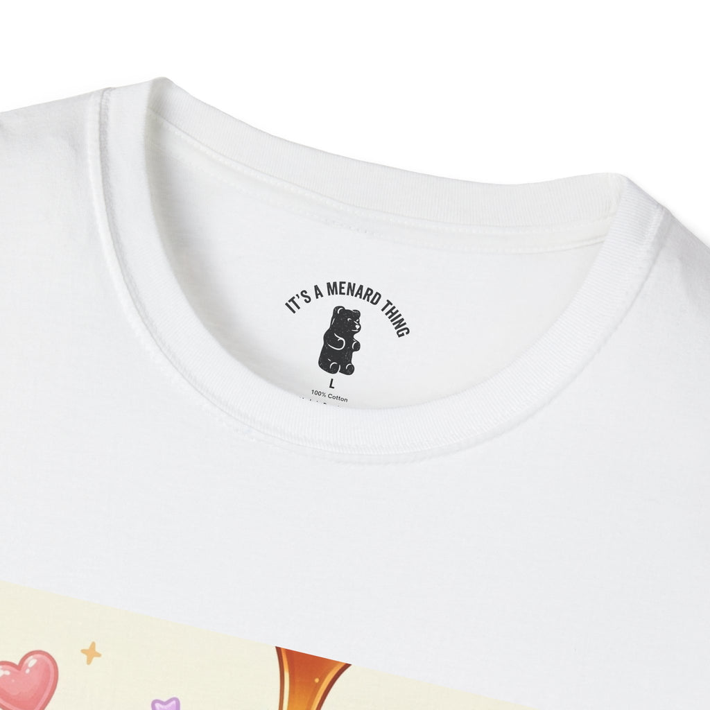 Cute Thick Fluffy Pancake Gooey Gummy Bear — Kawaii Illustration