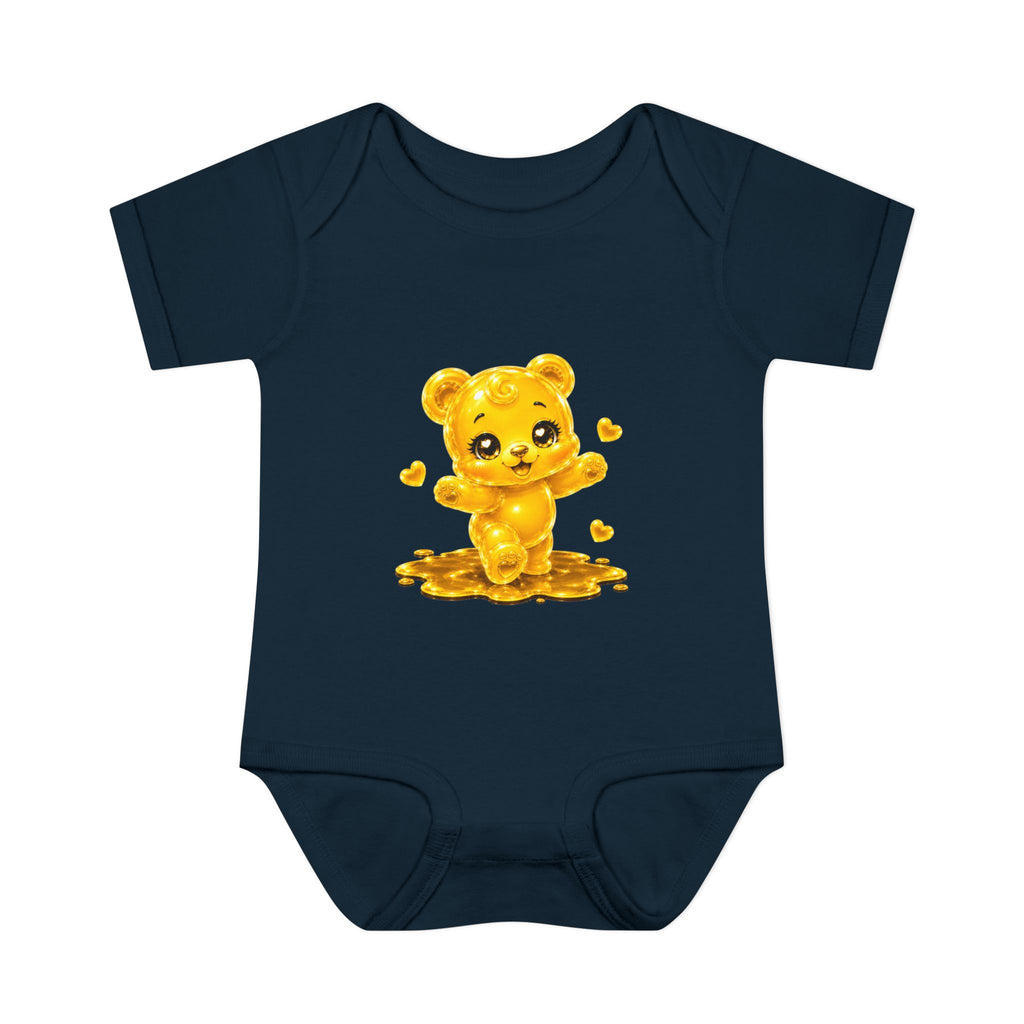 Baby Golden Oozy Gummy Bears First Steps, Cutie Addition- Graphic Onesie