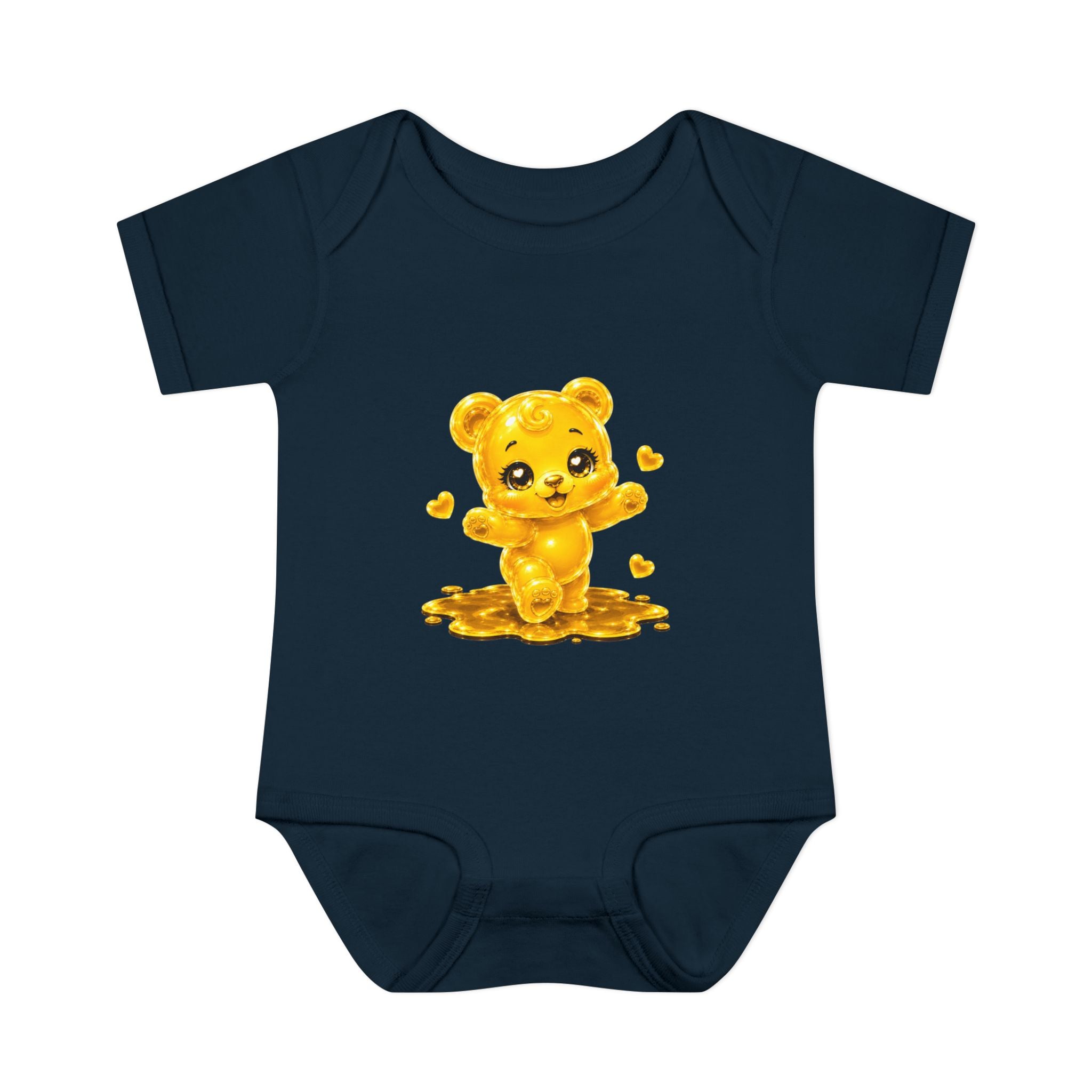 Baby Golden Oozy Gummy Bears First Steps, Cutie Addition- Graphic Onesie