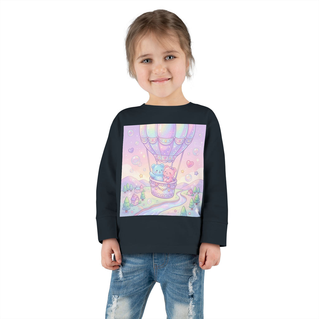 Hot Air Balloon Adventure, Oozy Bear Gummy Friends- Graphic Long Sleeve Shirt