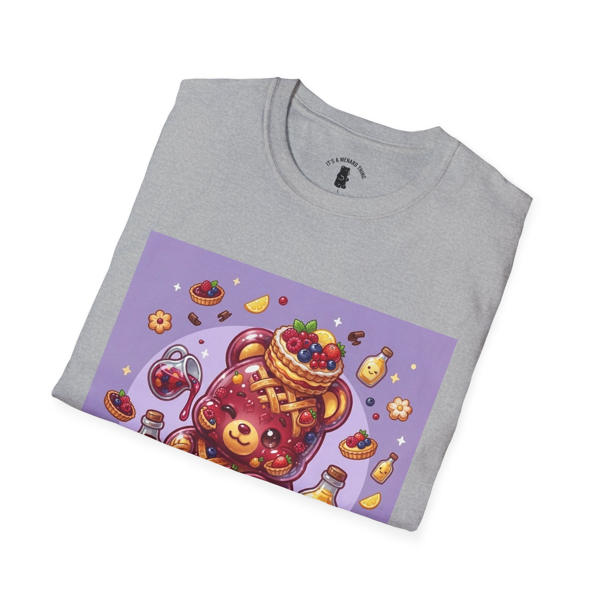 Mixed Berry Tart, Exotic Gooey Gummy Bear — Kawaii Graphic T-Shirt